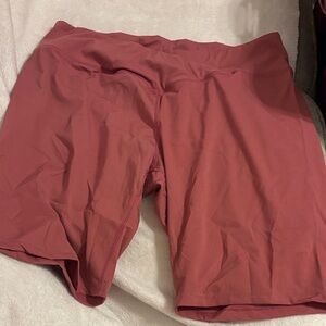 White Birch Mauve Bike Shorts